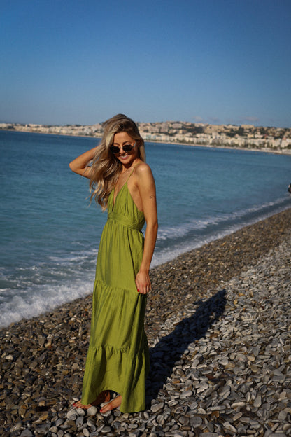 Norma verte - Robe longue