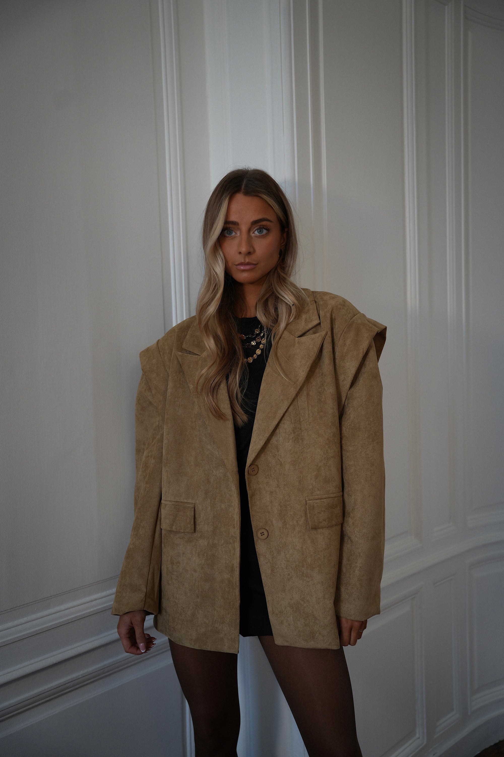 Vicky beige - Veste blazer