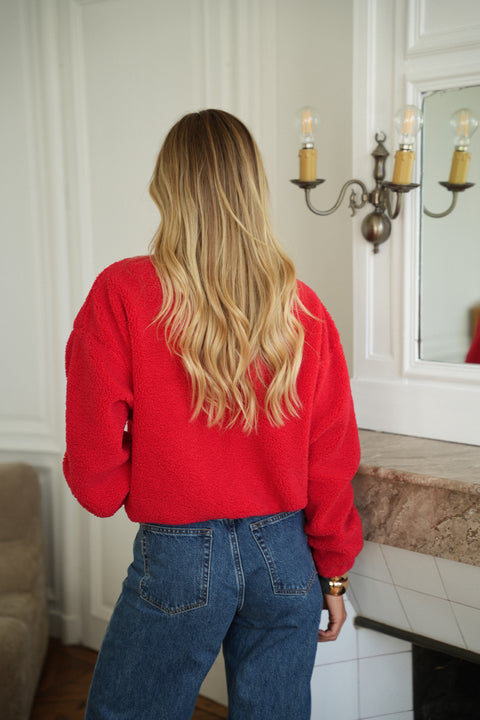 Sana rouge - Veste polaire