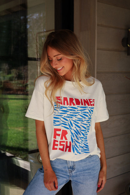Jenn blanc - T-shirt imprimé