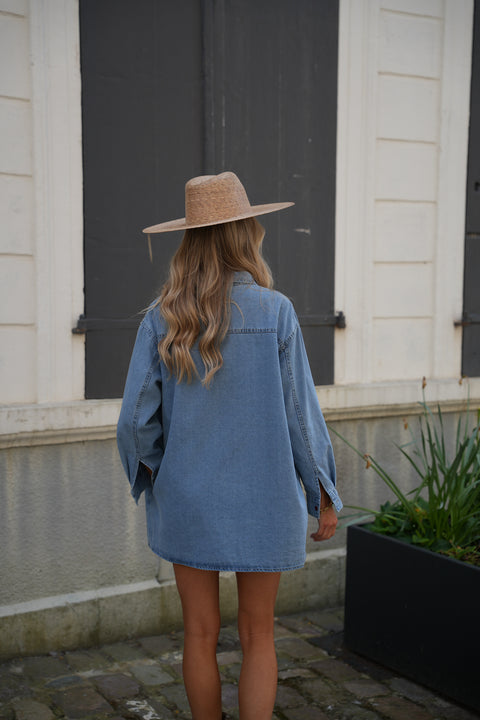 Angèle bleue - Robe en jean
