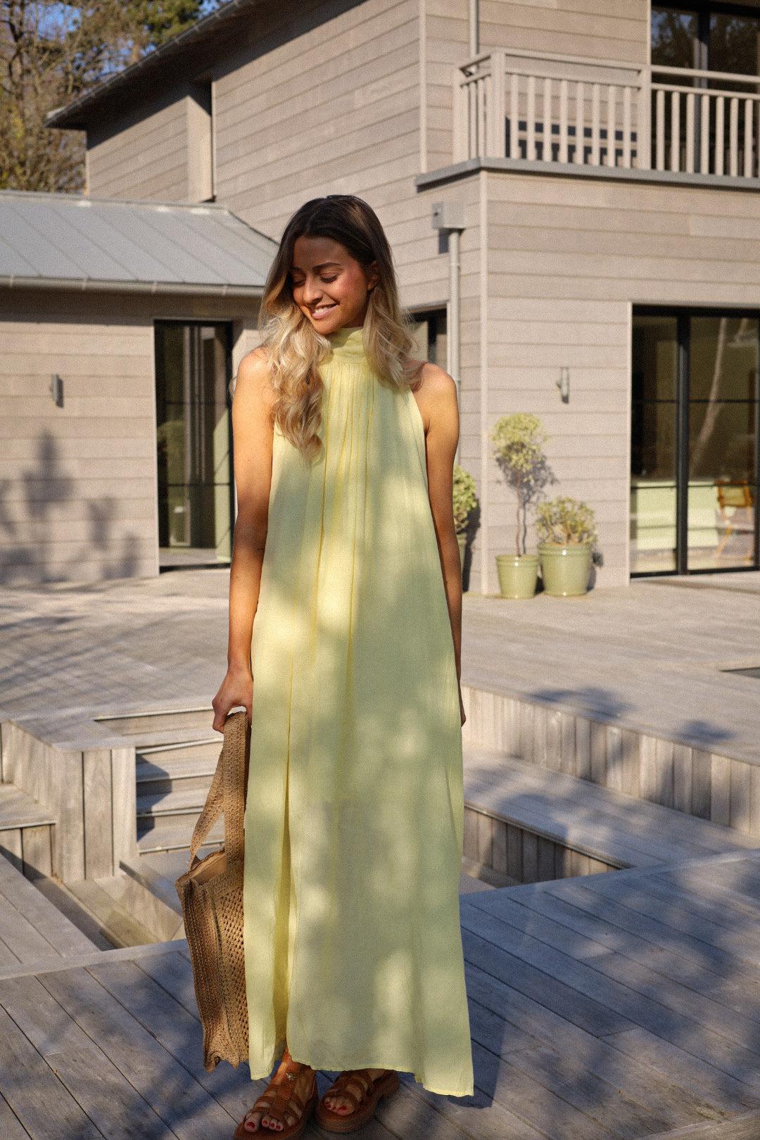 Luma jaune - Robe longue