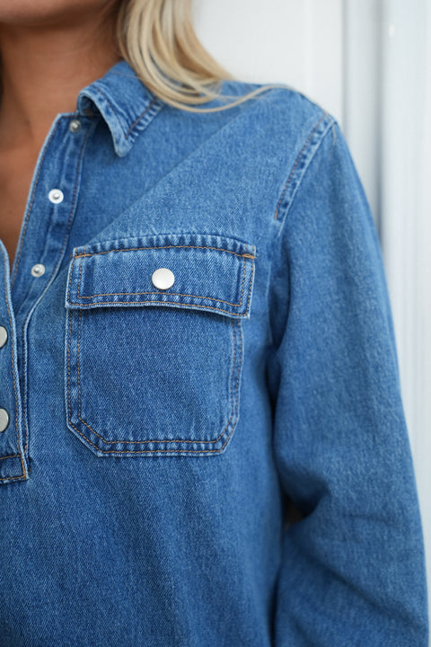 Naelle bleue - Robe en jean