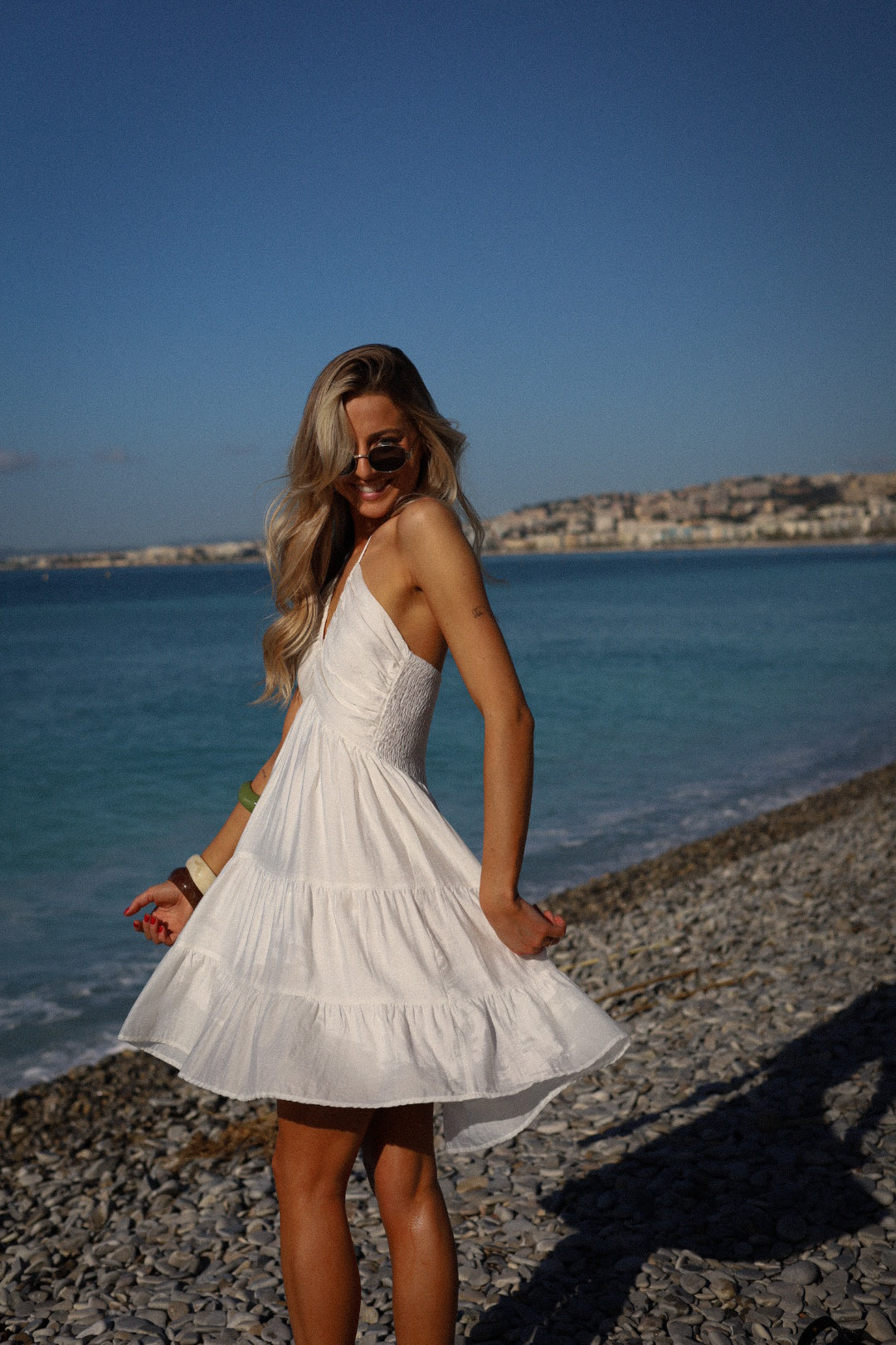 Maxine blanche - Robe fluide
