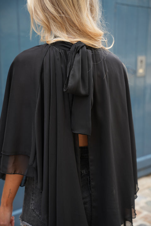 Lucia noire - Blouse fluide