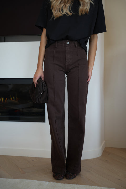 Moka chocolat - Jean droit