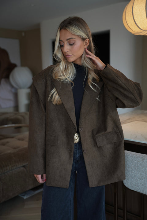 Vicky chocolat - Veste blazer