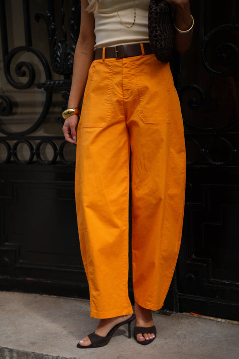Jay orange - Pantalon ballon