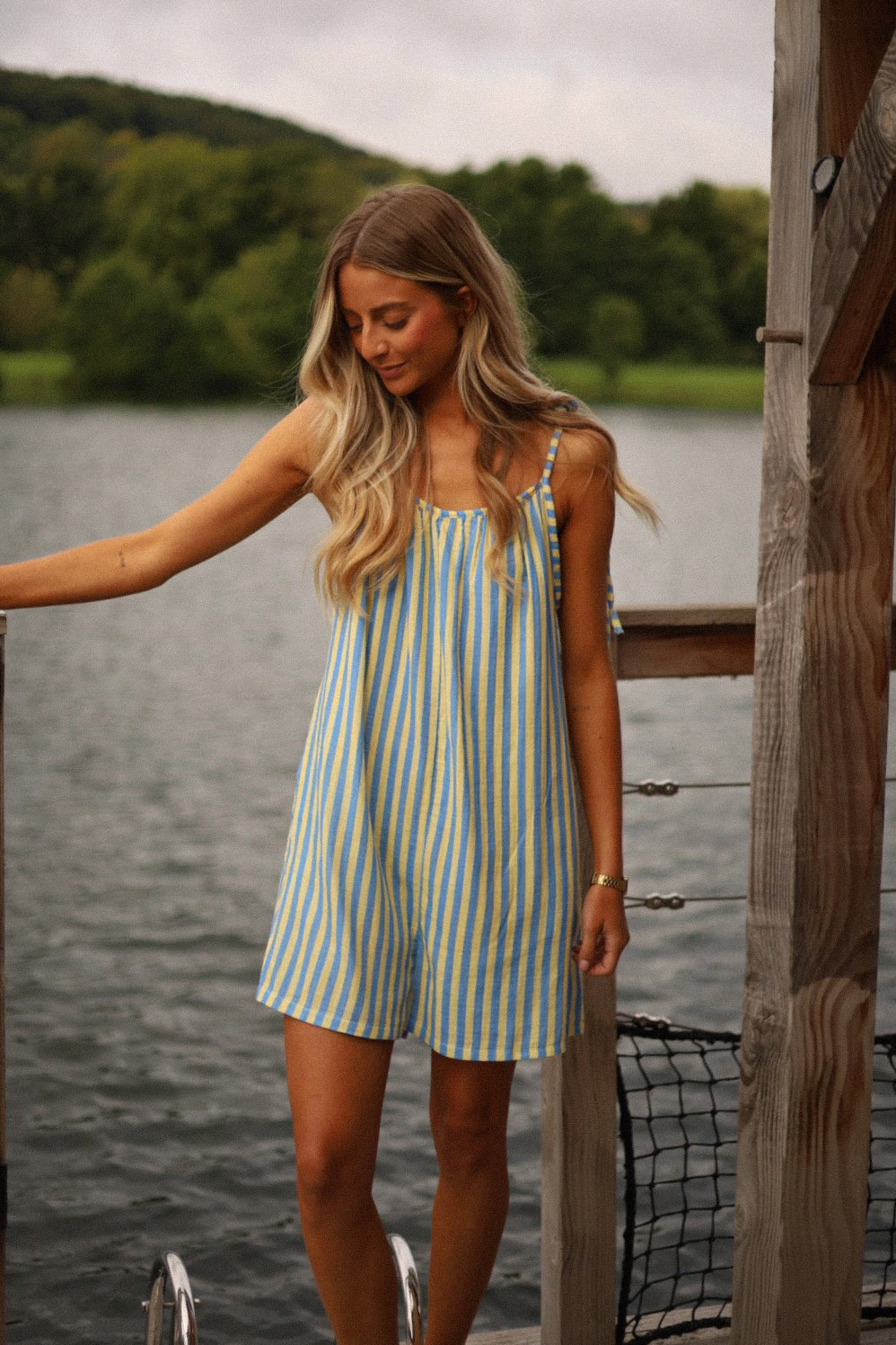 Manas bleue/jaune - Combishort