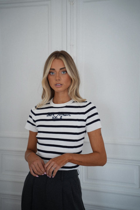 Laly marine - T-shirt rayé