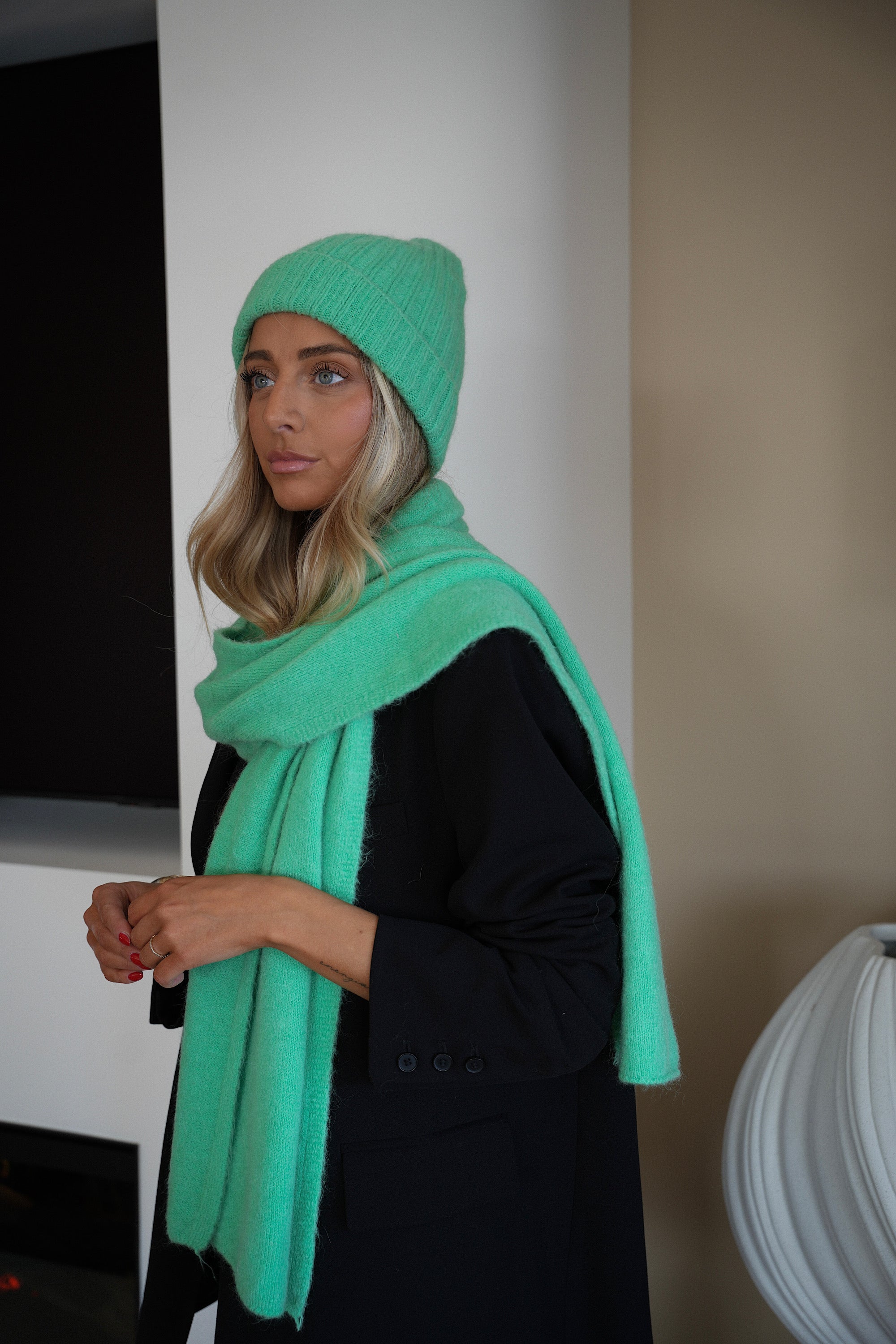Jess verte - Écharpe douce