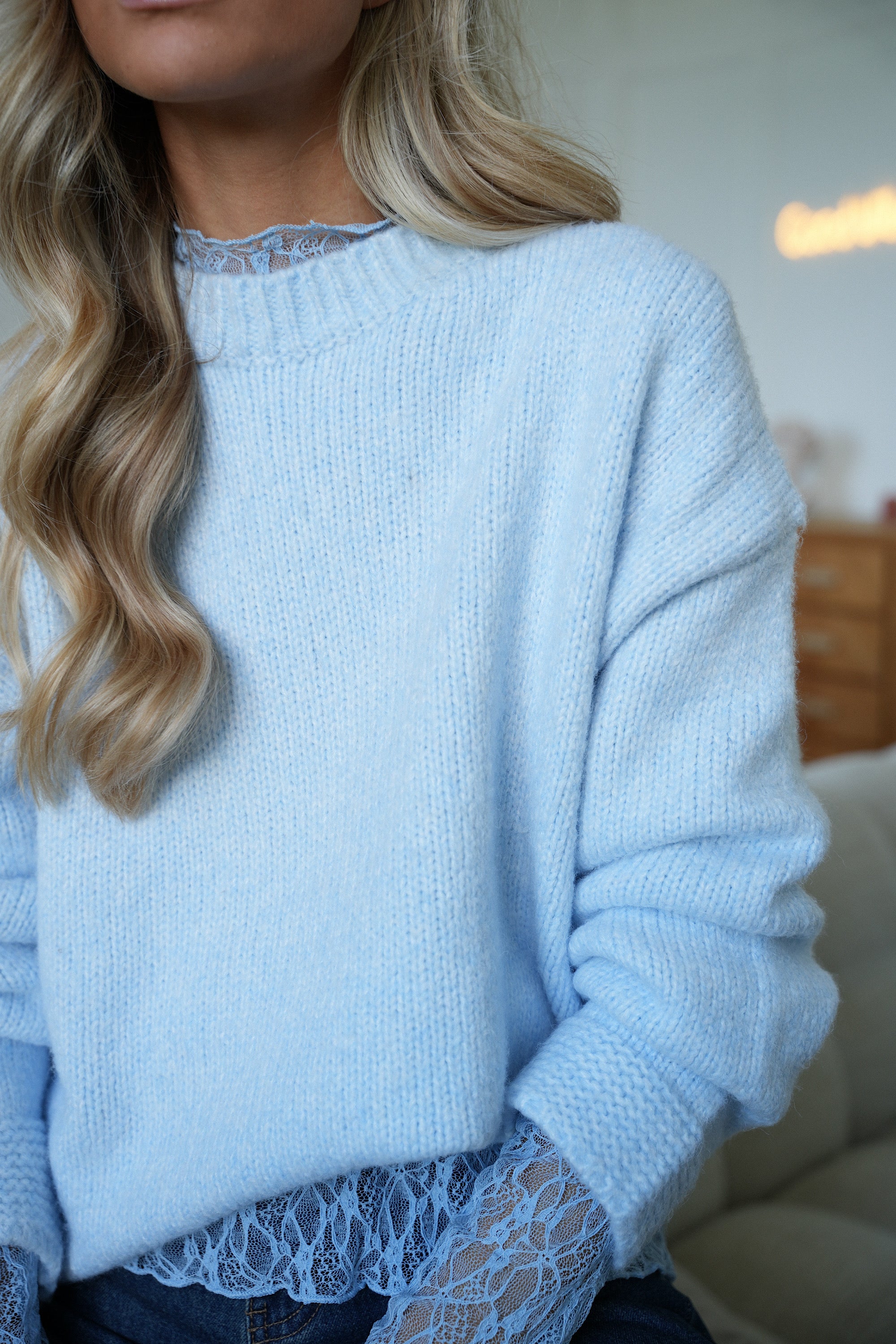 Jazz bleu - Pull ample