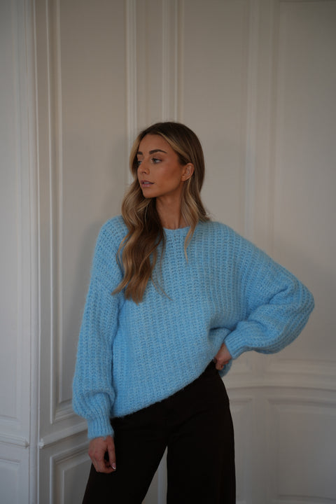 Lila bleu - Pull ample