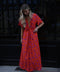 Sonya orange - Robe fleurie