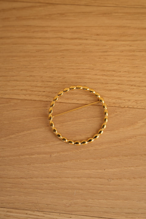 Taj dorée - Broche ronde