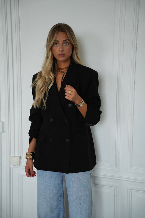 Laetitia noir - Blazer cintré