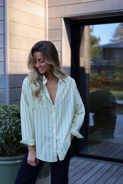 Victoire jaune - Chemise rayée