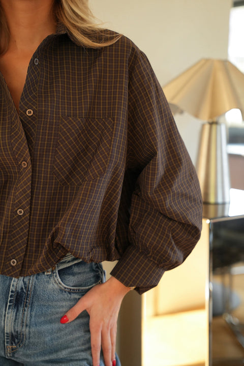 Hevy chocolat - Chemise ballon
