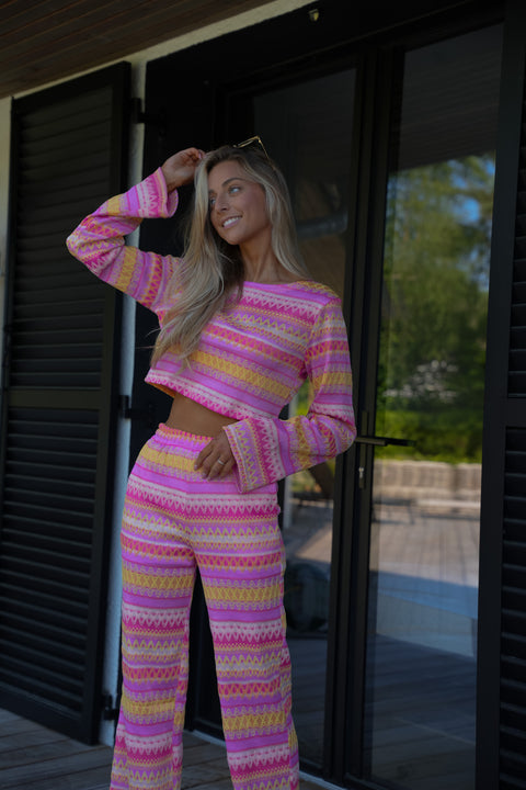 Lobo rose - Pantalon crochet
