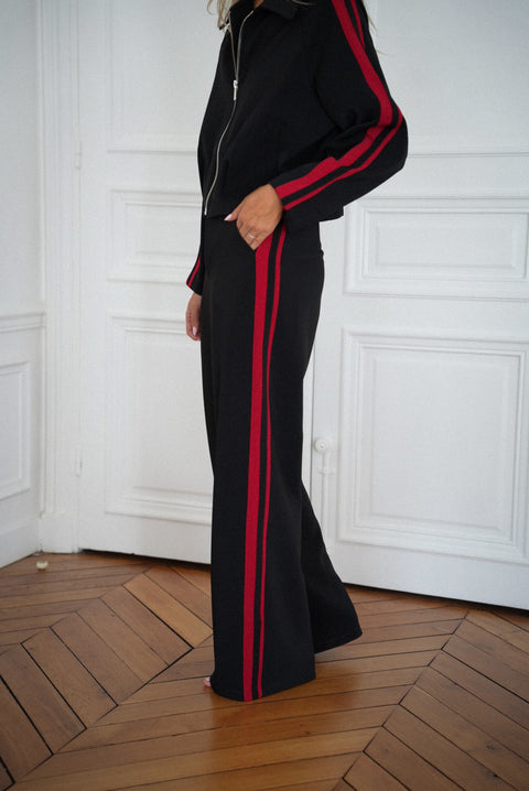 Roxane noir - Pantalon droit