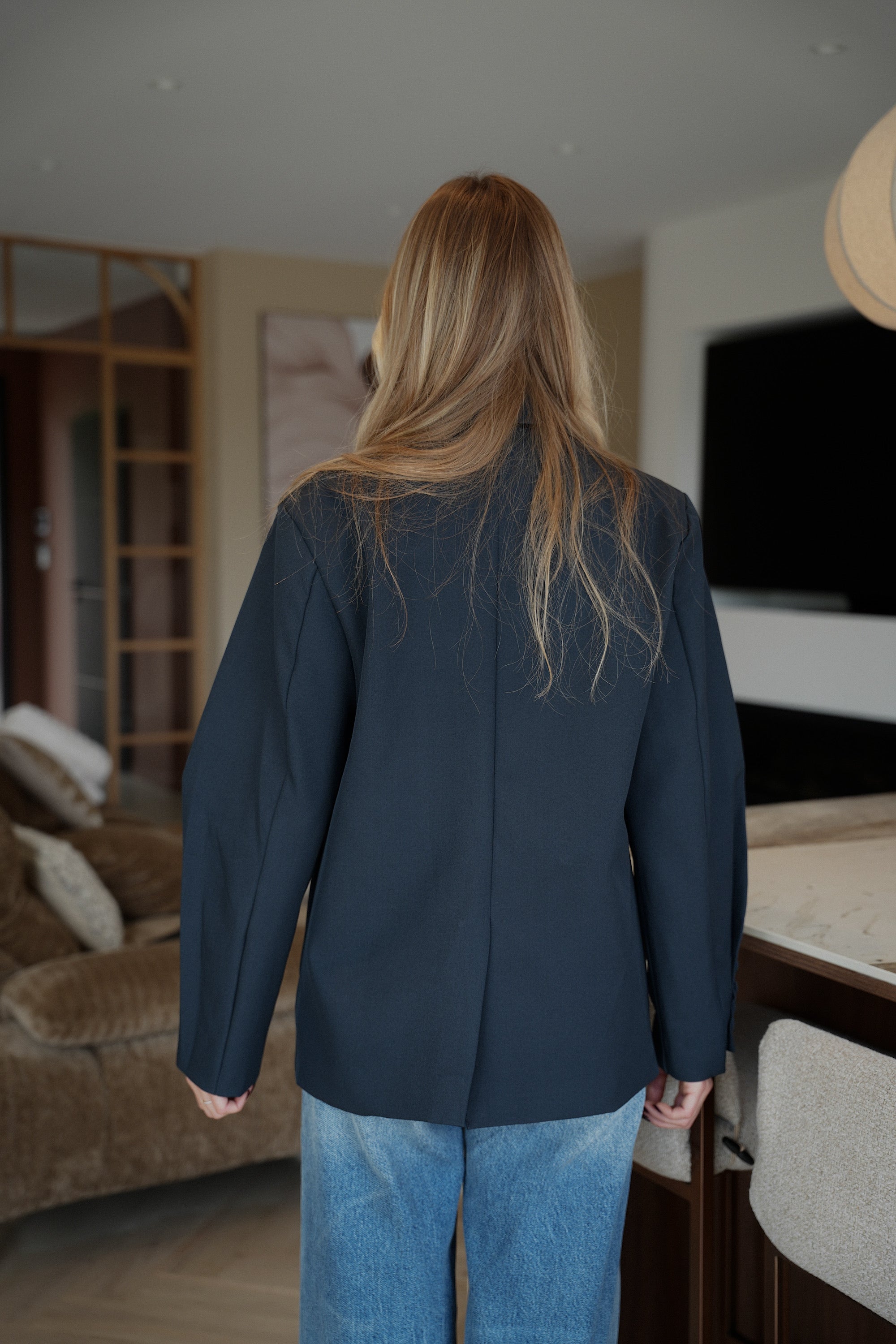 Dorothée marine - Veste blazer