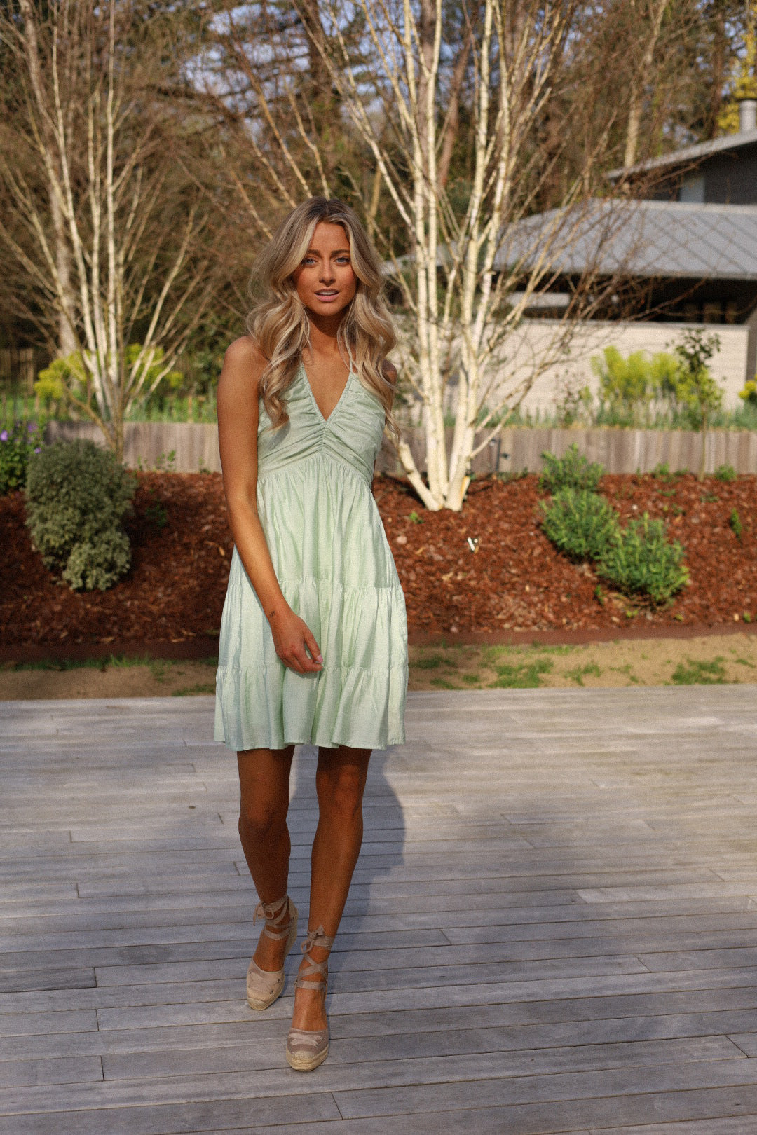 Maxine verte - Robe fluide