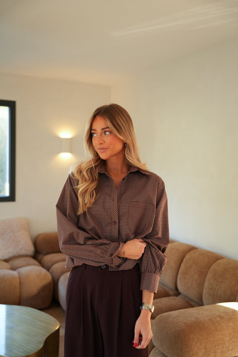 Hevy prune - Chemise ballon