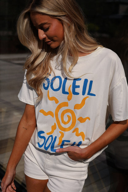 Ruben blanc - T-shirt soleil