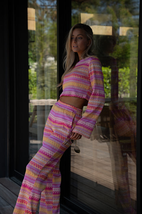 Lobo rose - Pantalon crochet