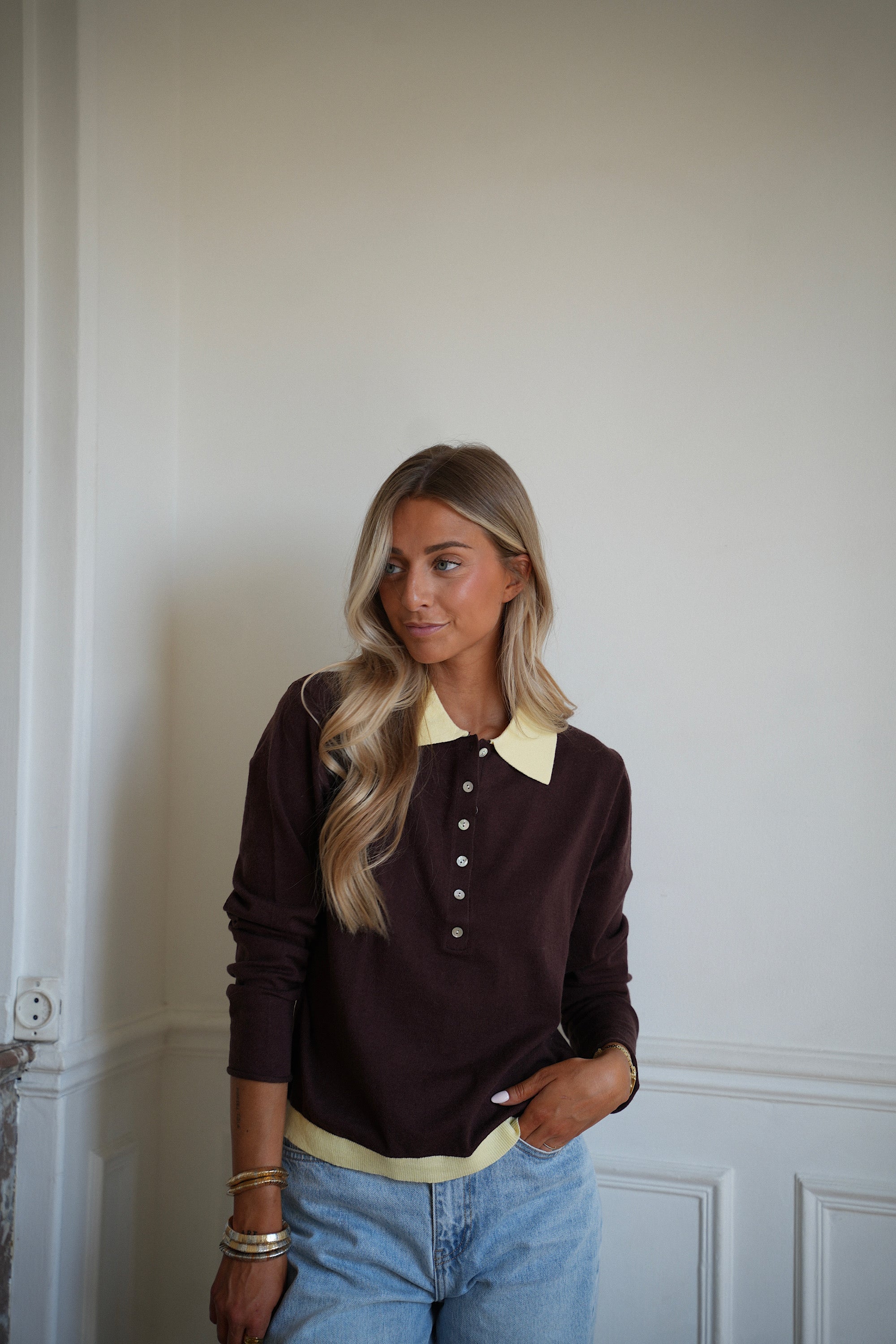 Théodore chocolat - Pull doux