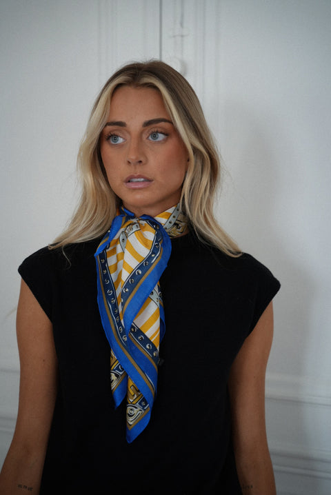 Lucia coloré - Foulard satiné