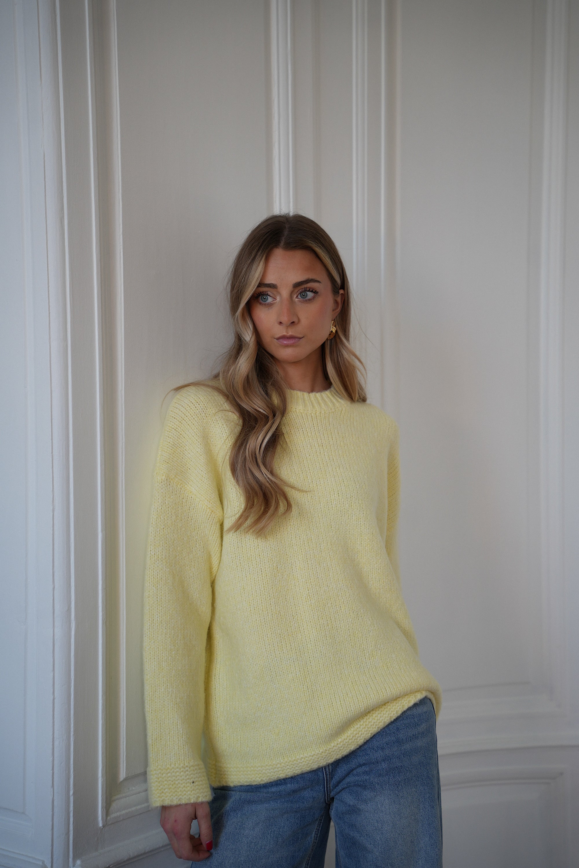 Jazz jaune - Pull ample