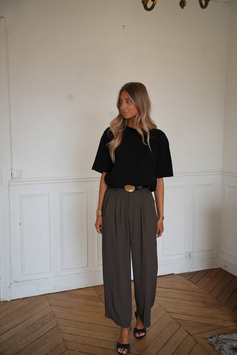 Soline noir - T-shirt ample