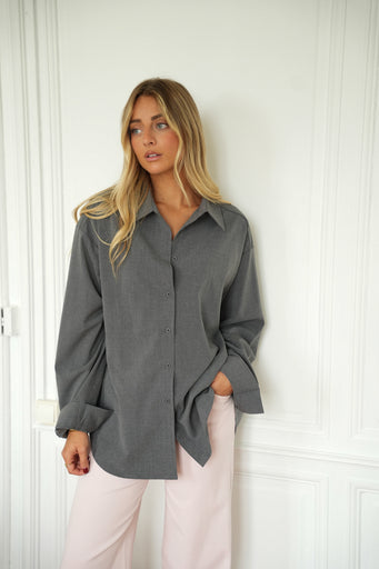 Nona grise - Chemise ample