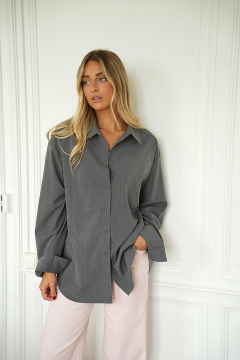 Nona grise - Chemise ample