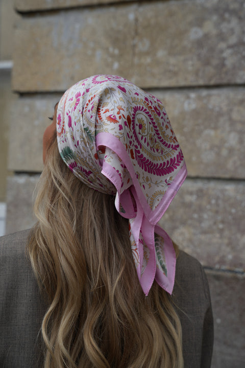 Cecelia rose - Foulard imprimé