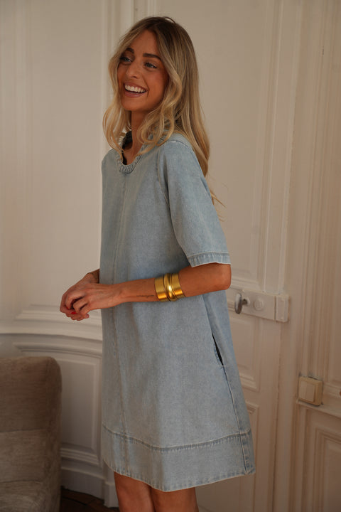 Zaho bleue - Robe en jean