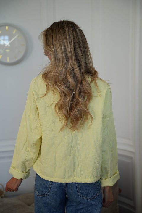 Tressia jaune - Veste zippée