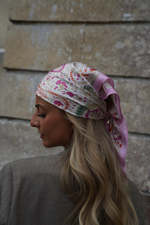 Cecelia rose - Foulard imprimé
