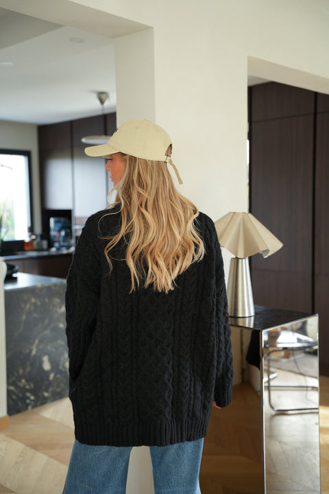 Lanna noir - Pull oversize