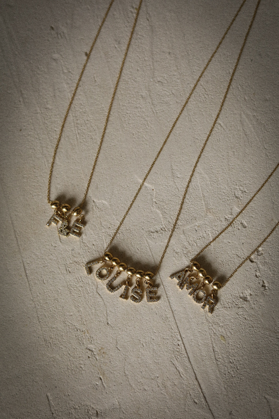 Jenna doré - Collier personnalisable