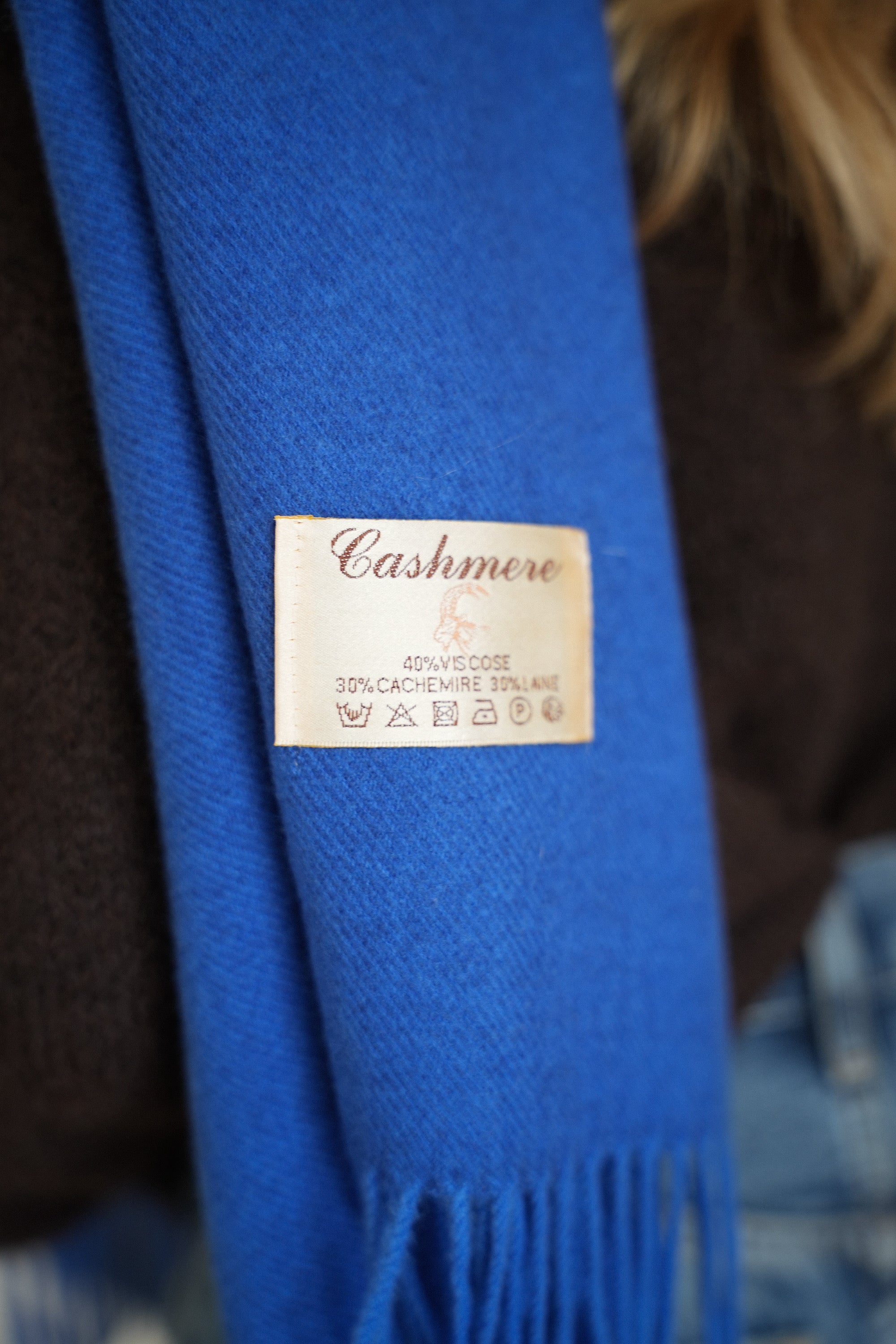 Capucine bleue - Écharpe douce