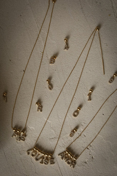 Jenna doré - Collier personnalisable