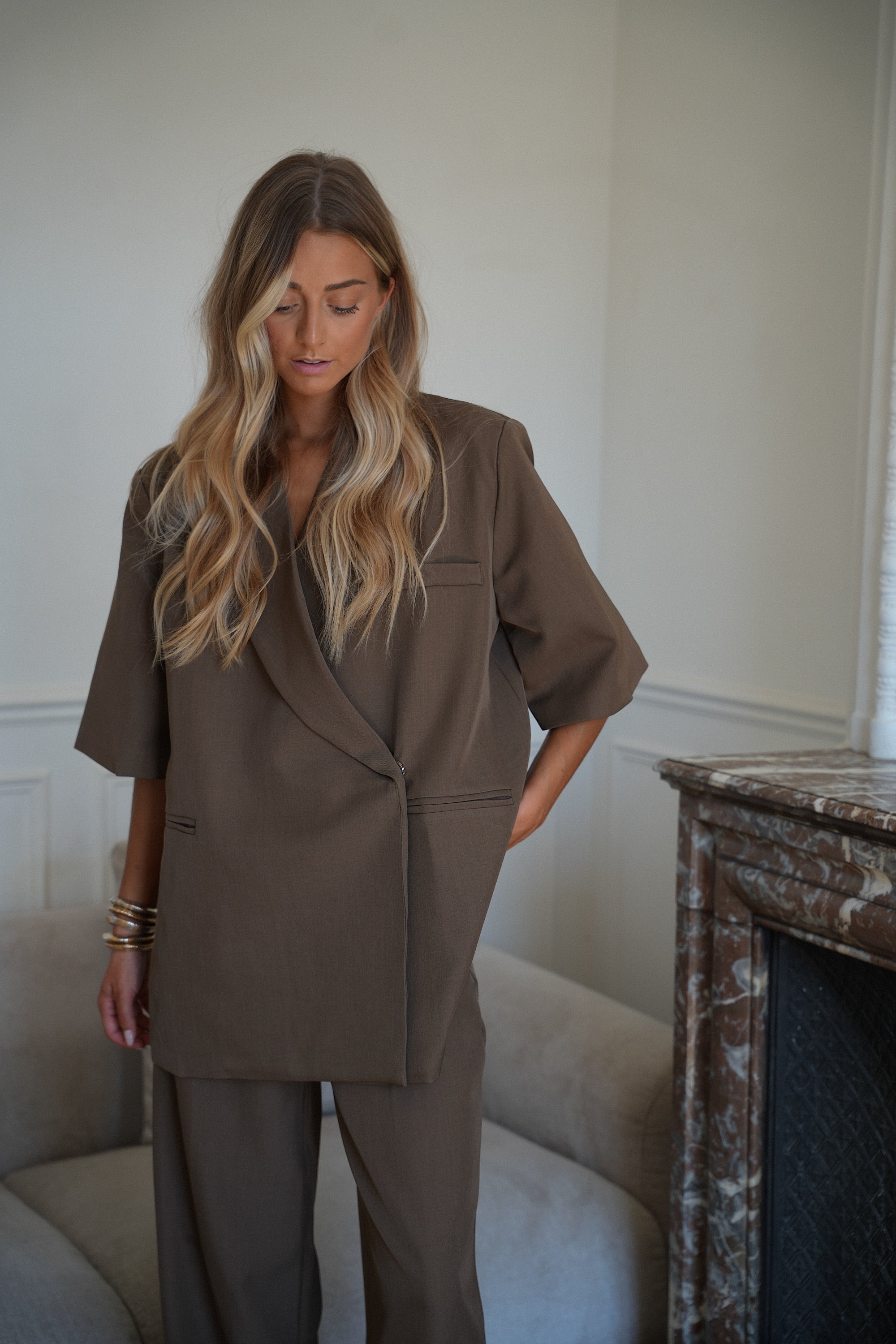 Jared taupe - Veste blazer