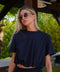 Bayla marine - T-shirt col rond