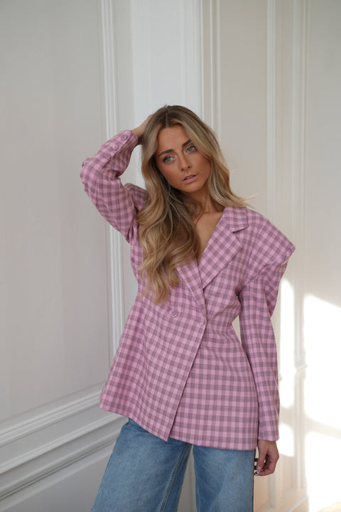 Anaelle rose - Veste blazer