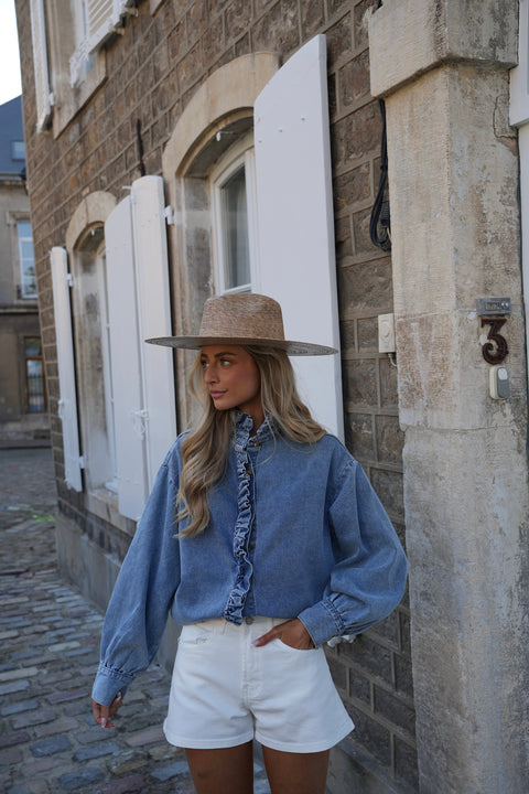 Malory bleue - Chemise en jean