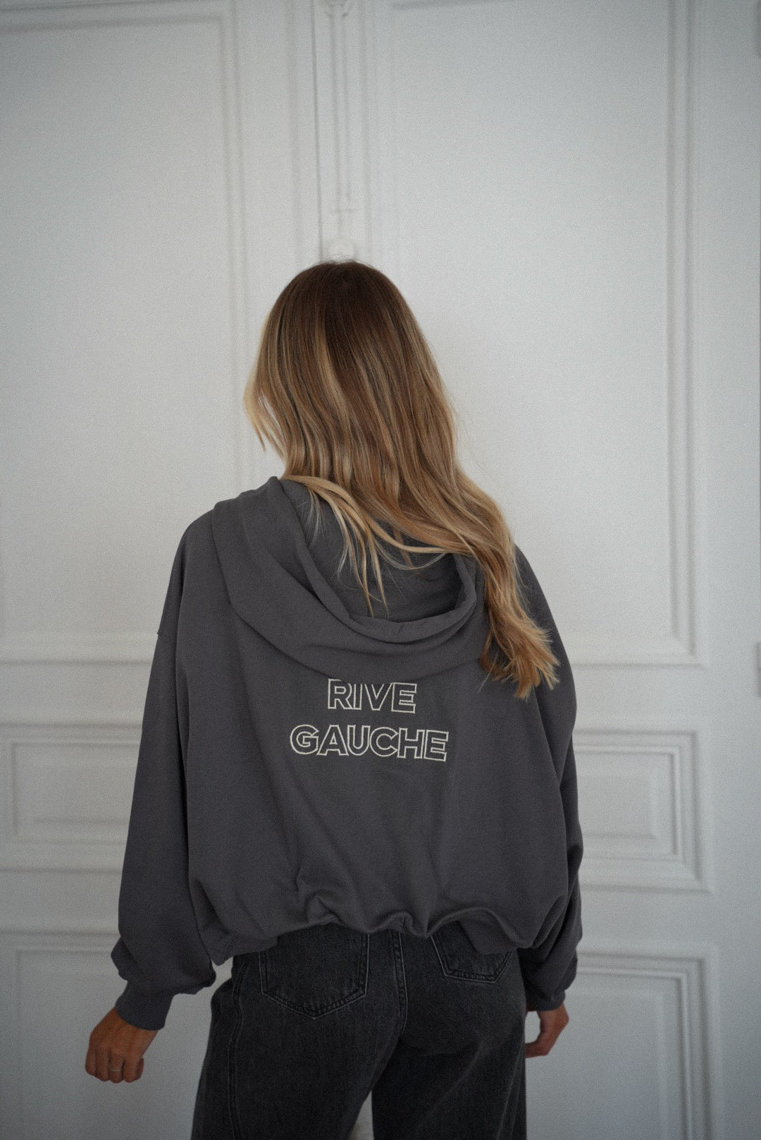 Ronan gris - Sweat-shirt zippé