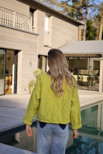 Victoria olive - Veste zippée