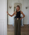 Salomé kaki - Pantalon fluide